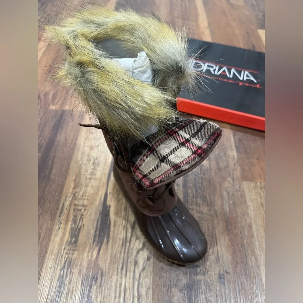 Adriana New York | Brown Duck Boots